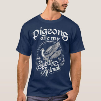 ユーモアのある鳩は私の守り神のギフト - メンズ向け Tシャツ