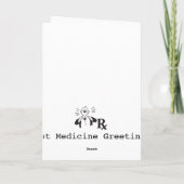 ユーモアのある- 1ありがとう サンキューカード (裏面)