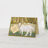 ユーモアのある/Goat/You get My Goatグリーティングカード カード (正面)