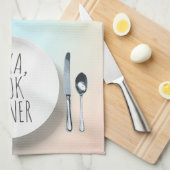 ユーモアのあるAlexa料理ディナー キッチンタオル (四つ折り)