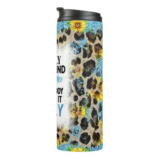 ユーモアのあるLeopard Printのエージングに関する引用文 タンブラー (回転右)