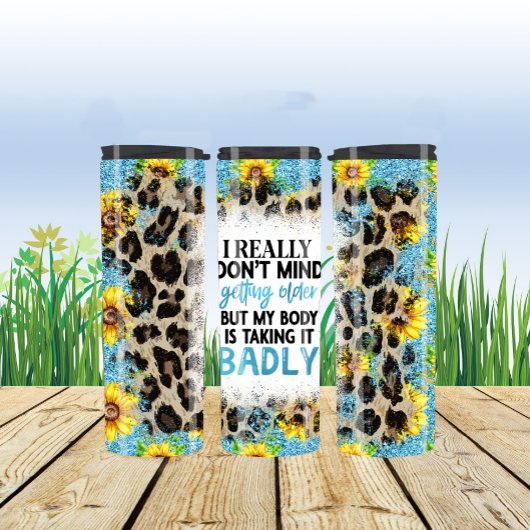 ユーモアのあるLeopard Printのエージングに関する引用文 タンブラー