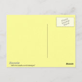 ユーモアのあるMen at Workはがき ポストカード (裏面)