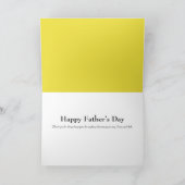 ユーモアのあるnostalgiaカード – 息子とフライフィッシング カード (内部)