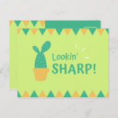 ユーモアのカクスタス三角形 ポストカード (正面/裏面)