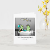 ユーモアのグリーティングカードを手に入れる カード (黄色い花)