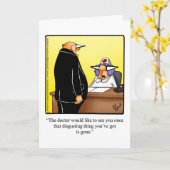 ユーモアのグリーティングカードを手に入れる カード (黄色い花)