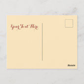 ユーモアのスパイシーなサボテンの花嫁 ポストカード (裏面)