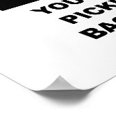 ユーモアのセンスおもしろいポスター ポスター (角)