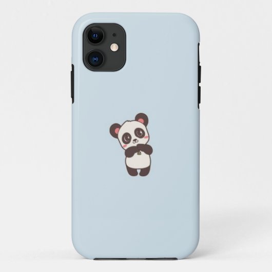 ユーモアのパンダ、パンダ好き、彼女へのプレゼント Case-Mate iPhoneケース (裏面)