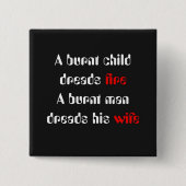 ユーモアのボタン 缶バッジ (正面)