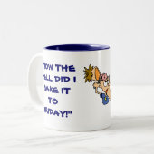 ユーモアのマグ ツートーンマグカップ (正面左)