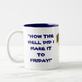 ユーモアのマグ ツートーンマグカップ (左)