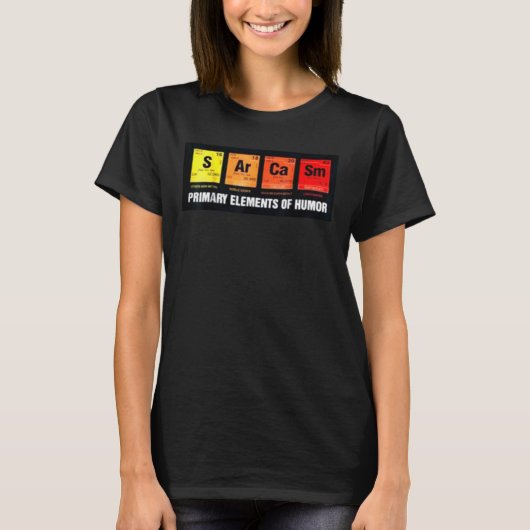ユーモアの主要な要素 Tシャツ (正面)