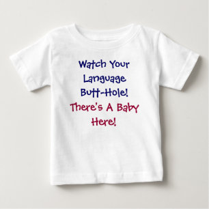 ユーモアの侮辱のベビーのTシャツ ベビーTシャツ