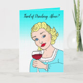 ユーモアの友情を飲む カード (正面)