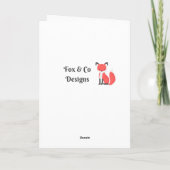 ユーモアの挨拶カード カード (裏面)