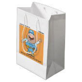 ユーモアの整備士 ミディアムペーパーバッグ (裏面アングル)