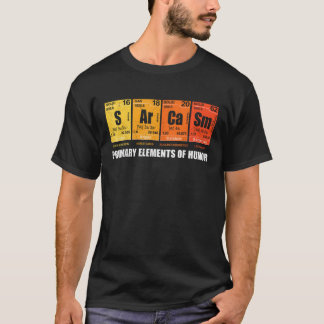 ユーモアの皮肉の要素PeriodicテーブルグラフィックT Tシャツ