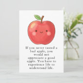 ユーモアの赤いリンゴを食べる赤いリンゴの日 サンキューカード (スタンド正面)