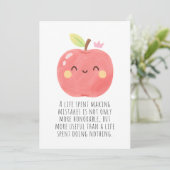 ユーモアの赤いリンゴ　赤いリンゴを食べる日 サンキューカード (スタンド正面)