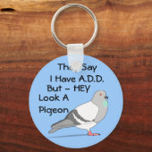 ユーモアの追加 キーホルダー (正面)