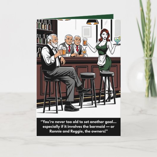 ユーモアの「年齢はただの数字」カード カード (正面)