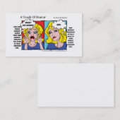 「ユーモアのTouch」をマッサージセラピーの名刺 名刺 (正面/裏面)