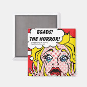 「ユーモアのTouch」イーガド、ホラー！マグネット マグネット (正面/裏面)