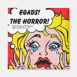 「ユーモアのTouch」イーガド、ホラー！マグネット マグネット