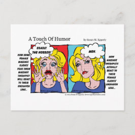 「ユーモアのTouch」ウンシャベンレッグ漫画 ポストカード