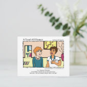 「ユーモアのTouch」チルピルマッサージ漫画 ポストカード (スタンド正面)