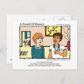 「ユーモアのTouch」チルピルマッサージ漫画 ポストカード (正面/裏面)