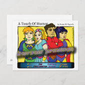 「ユーモアのTouch」マッサージすごいヒーローズ漫画 ポストカード (正面/裏面)