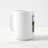 「ユーモアのTouch」マッサージセラピスト腕レスラー コーヒーマグカップ (正面左)