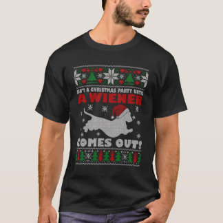 ユーモアはウイナーになるまでクリスマスパーティーではない来 Tシャツ