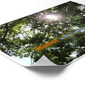 「ユーモアは心の日差しだ」Quote ポスター (角)