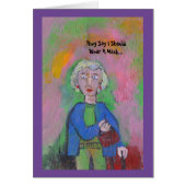 ユーモアをマスク (正面)