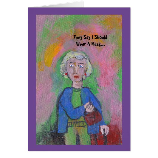 ユーモアをマスク (正面)