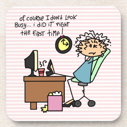 ユーモアを最初に訂正して下さい コースター (正面)