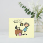 ユーモアを最初に訂正して下さい ポストカード (スタンド正面)