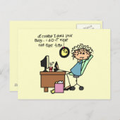 ユーモアを最初に訂正して下さい ポストカード (正面/裏面)