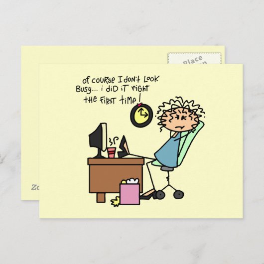 ユーモアを最初に訂正して下さい ポストカード (正面/裏面)