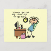 ユーモアを最初に訂正して下さい ポストカード (正面)