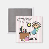 ユーモアを最初に訂正して下さい マグネット (正面/裏面)