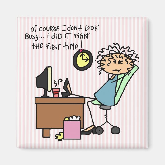 ユーモアを最初に訂正して下さい マグネット (正面)