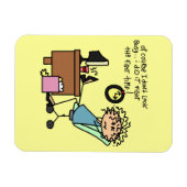 ユーモアを最初に訂正して下さい マグネット (横)