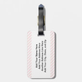 ユーモアを最初に訂正して下さい ラゲッジタグ (裏面縦)