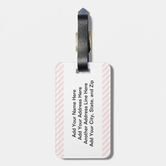 ユーモアを最初に訂正して下さい ラゲッジタグ (裏面縦)