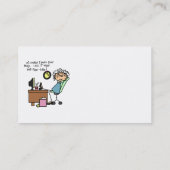 ユーモアを最初に訂正して下さい 名刺 (裏面)